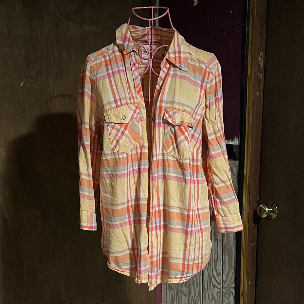 Sonoma Women’s blouse in Orange and Pink